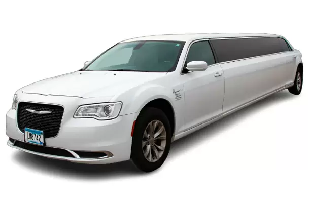 Limousine Service Minneapolis MN Chrysler 300 White Stretch.jpg